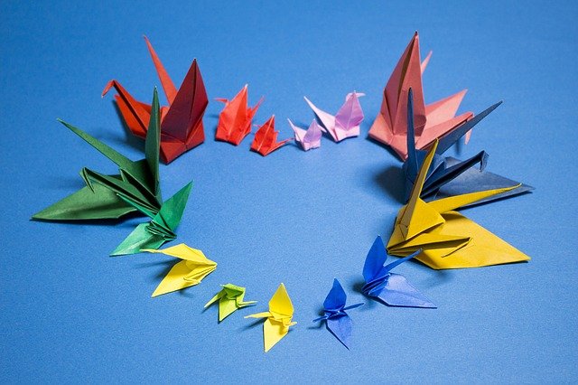 origami srdce